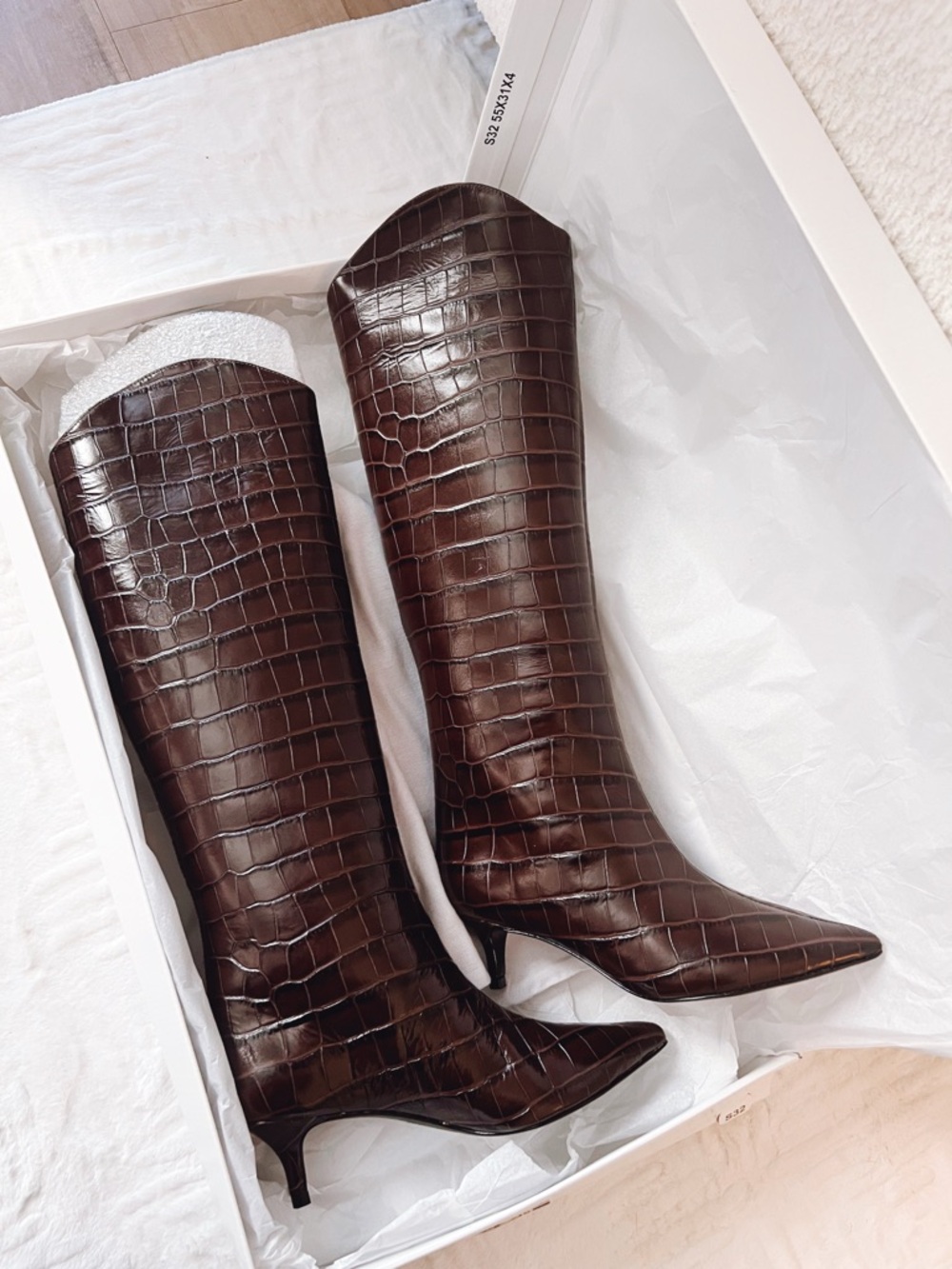SCHUTZ 5 NIB $278msrp Women's Maryana Lo Leather Boot - Picture 6 of 9
